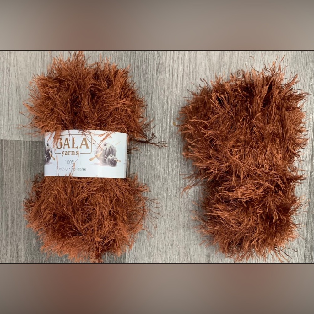 Gala Yarns-Brown-2 Skeins